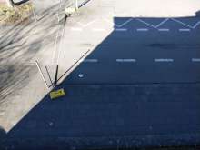 Leerer Parkstreifen Ellerstr. 92
