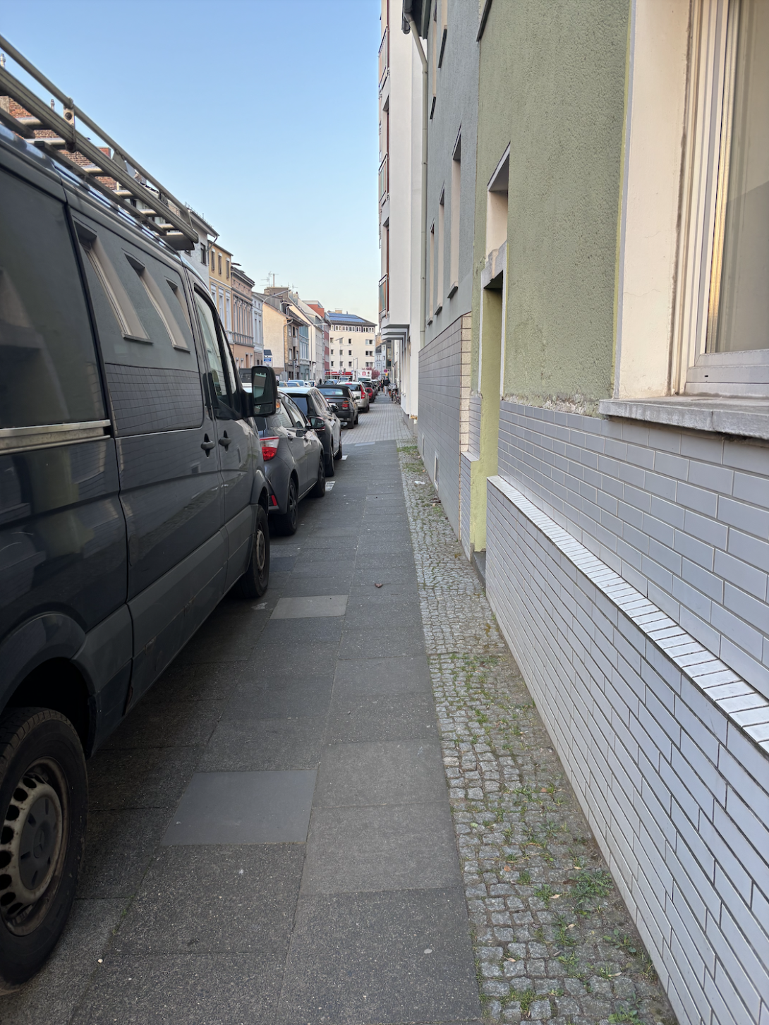 Bild des Bürgersteiges